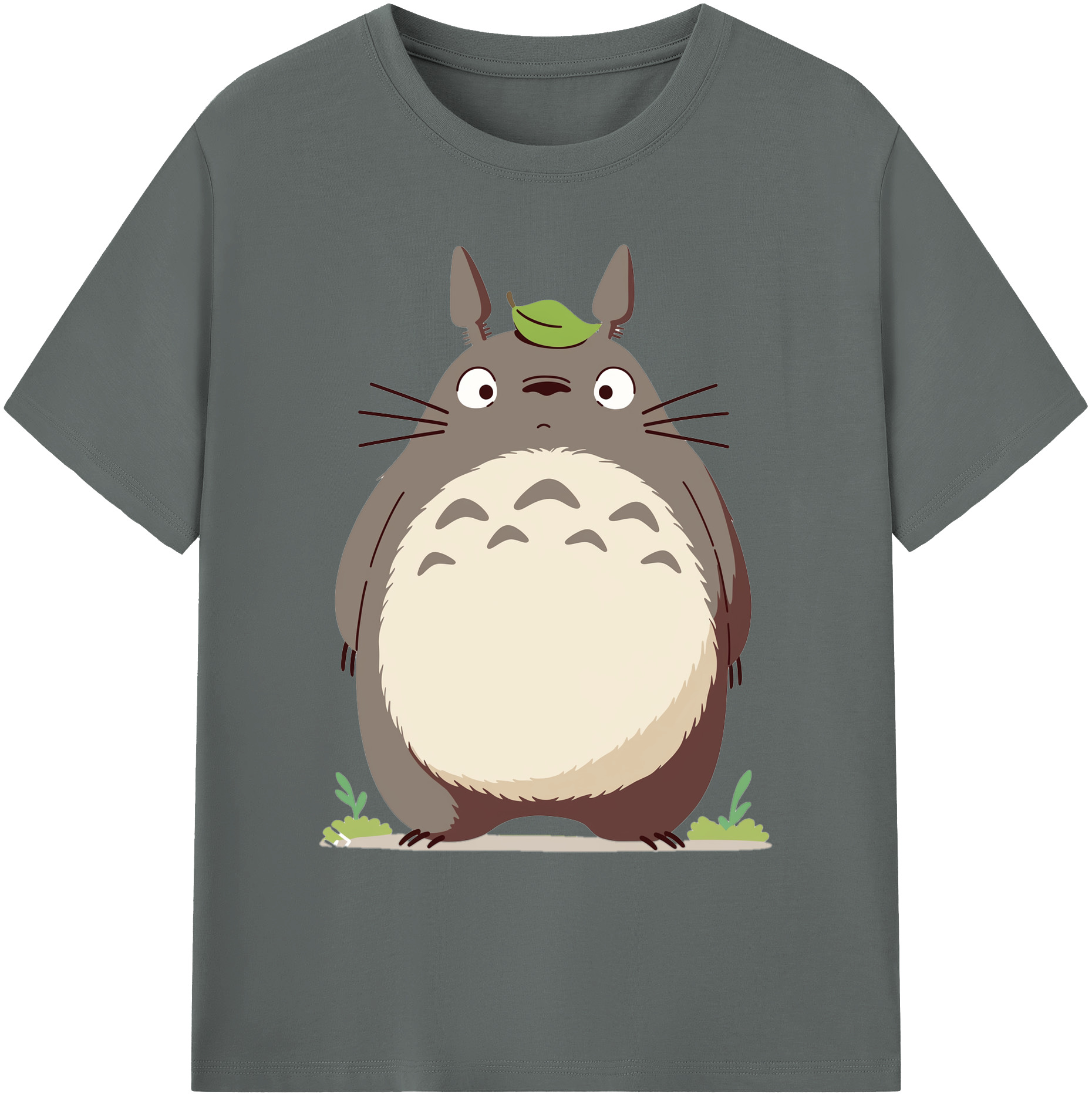 （画像用） となりのトトロ 草壁メイ 草壁サツキ My Neighbor Totoro Satsuki Kusakabe Mei Kusakabe 綿100％ メンズ半袖Tシャツ｜肌触りやわらか＆通気性